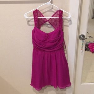 Hailey Logan by Adrianna Papell Fuchsia Dress